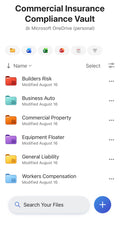 Commercial Insurance Compliance Vault